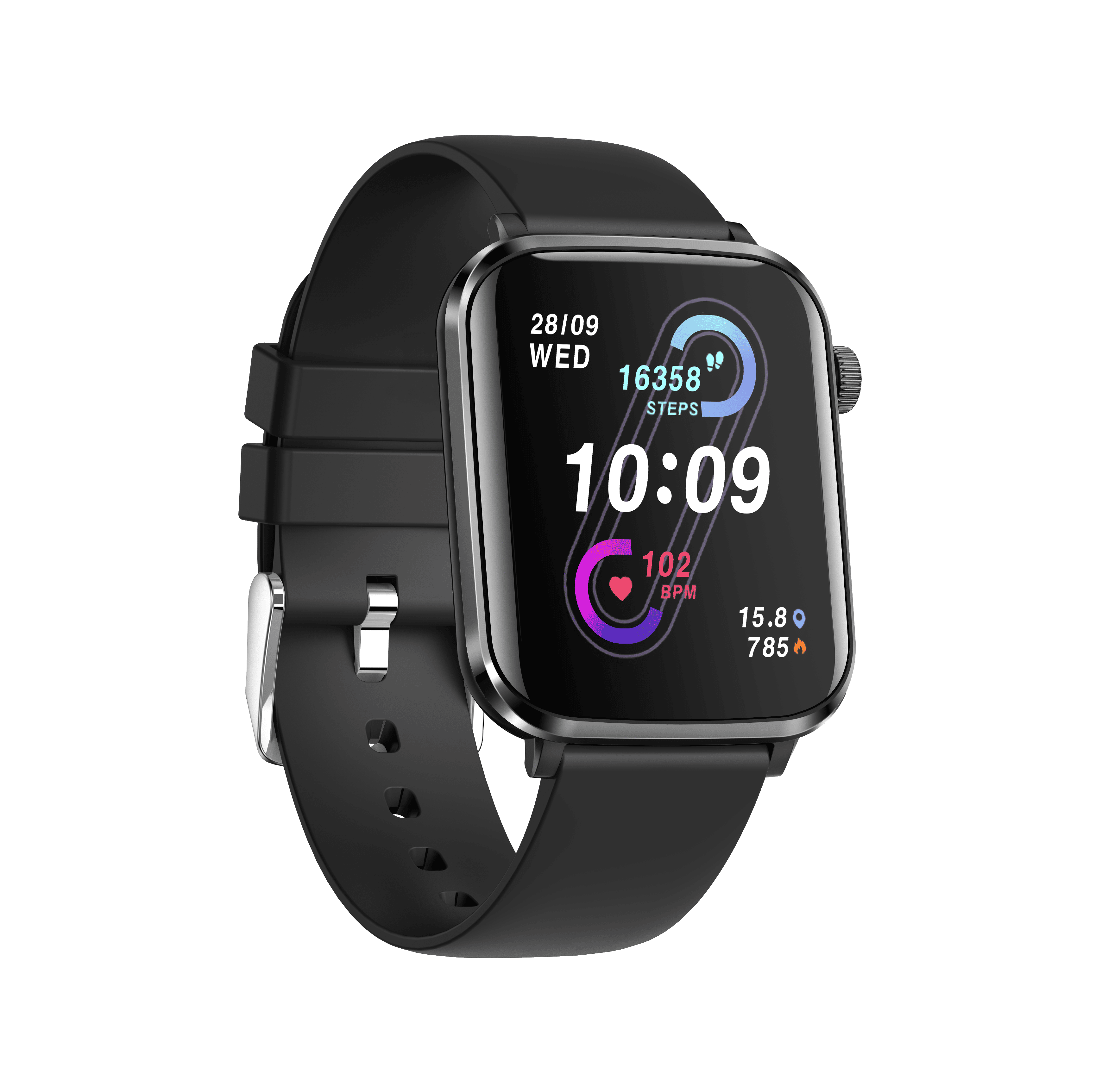 SW82 Ultra-thin AMOLED Smart Watch | BT Call & Health Monitor