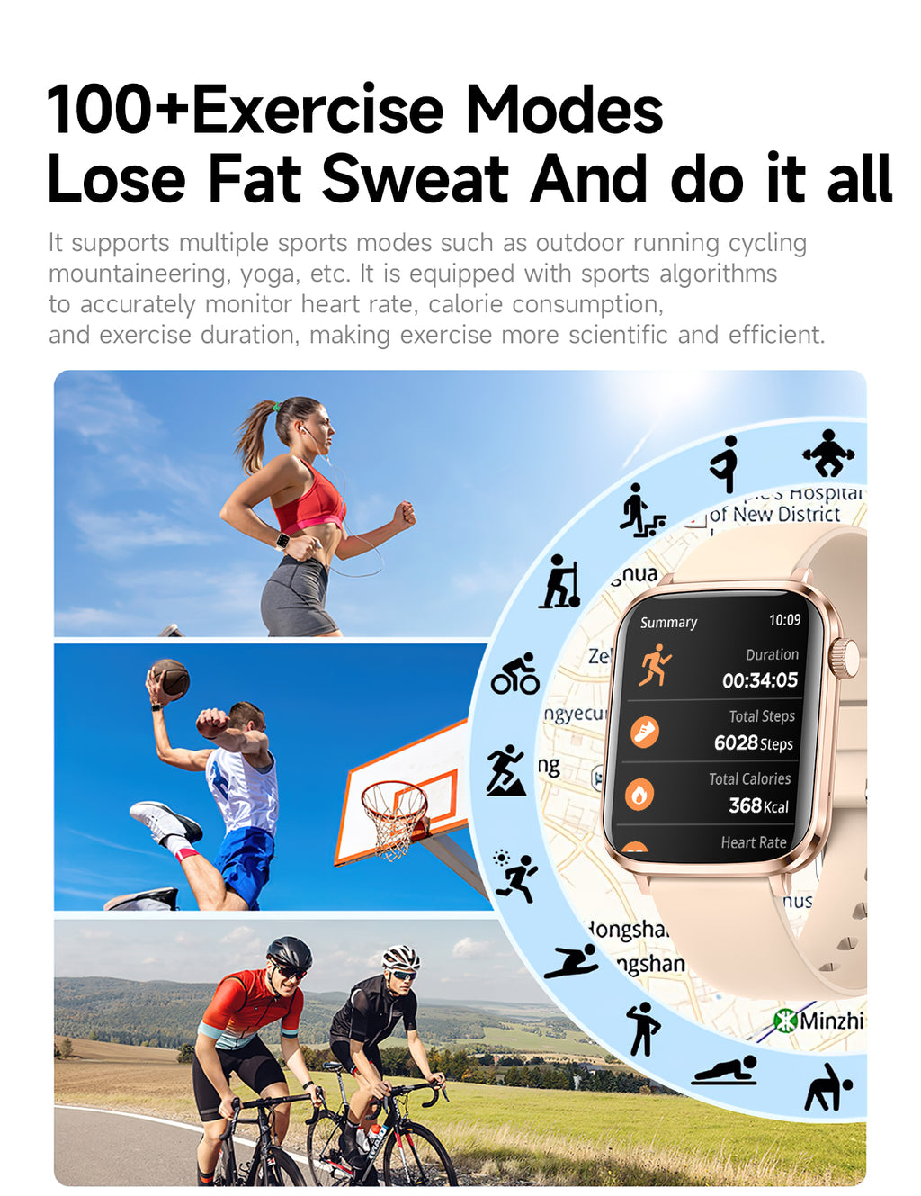 Smartwatch Stelio Junior Pro AI 4G ST-SWJ102-PCH — pistachio color