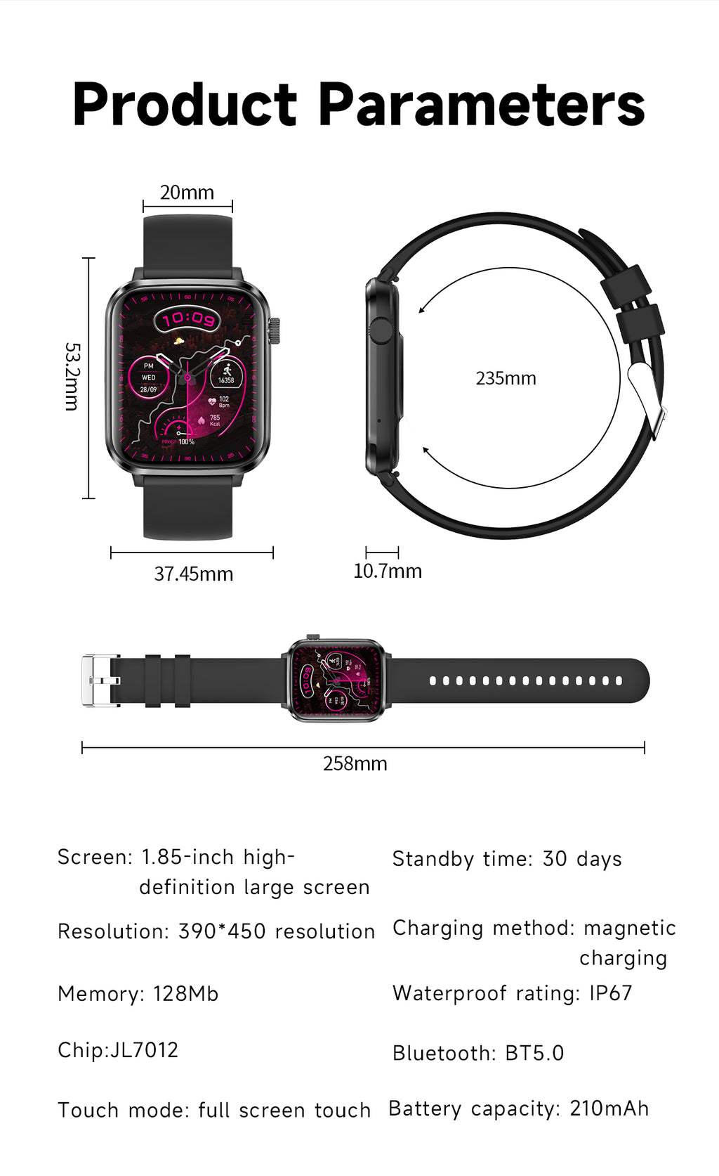 Smartwatch Stelio Junior Pro AI 4G ST-SWJ102-PCH — pistachio color
