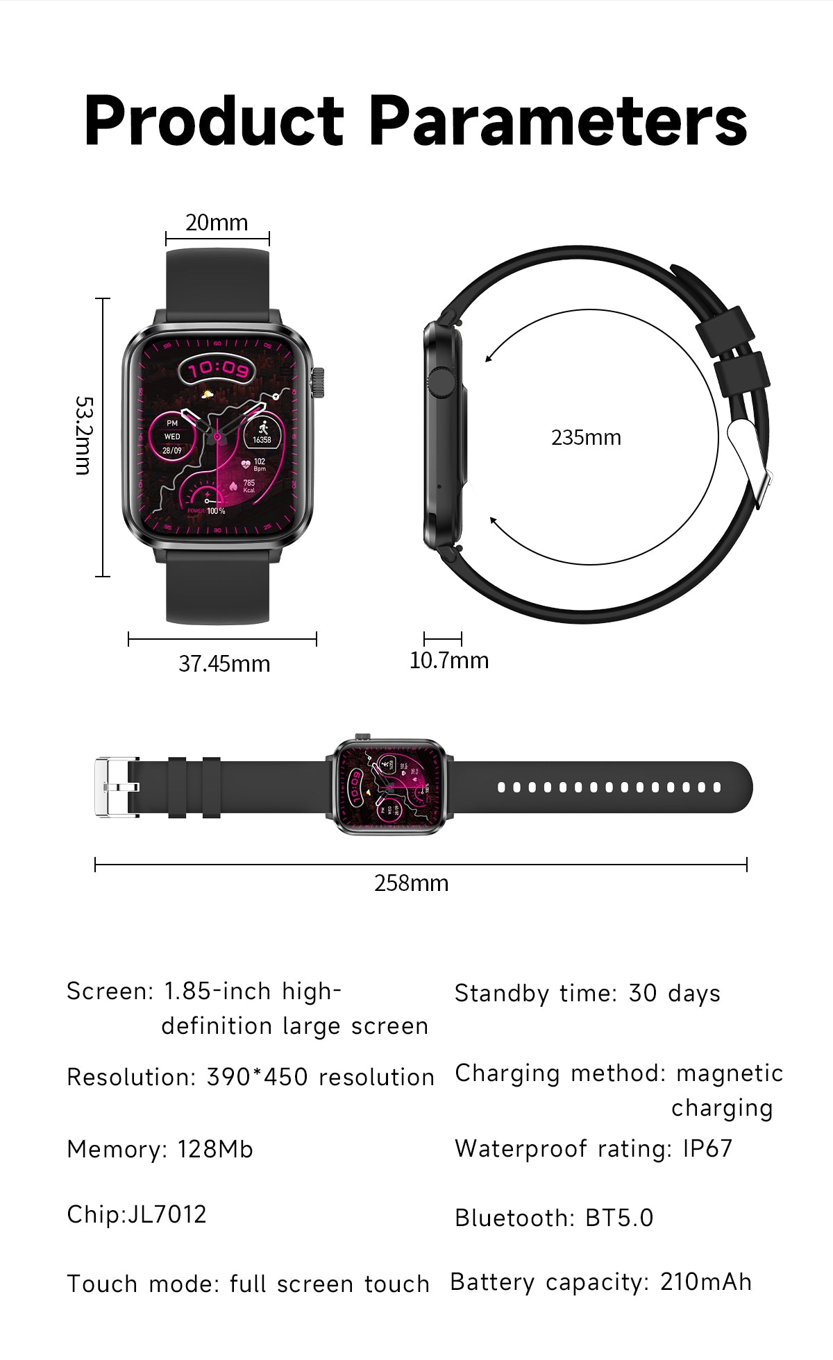 Smartwatch Stelio Junior Pro AI 4G ST-SWJ102-PCH — pistachio color