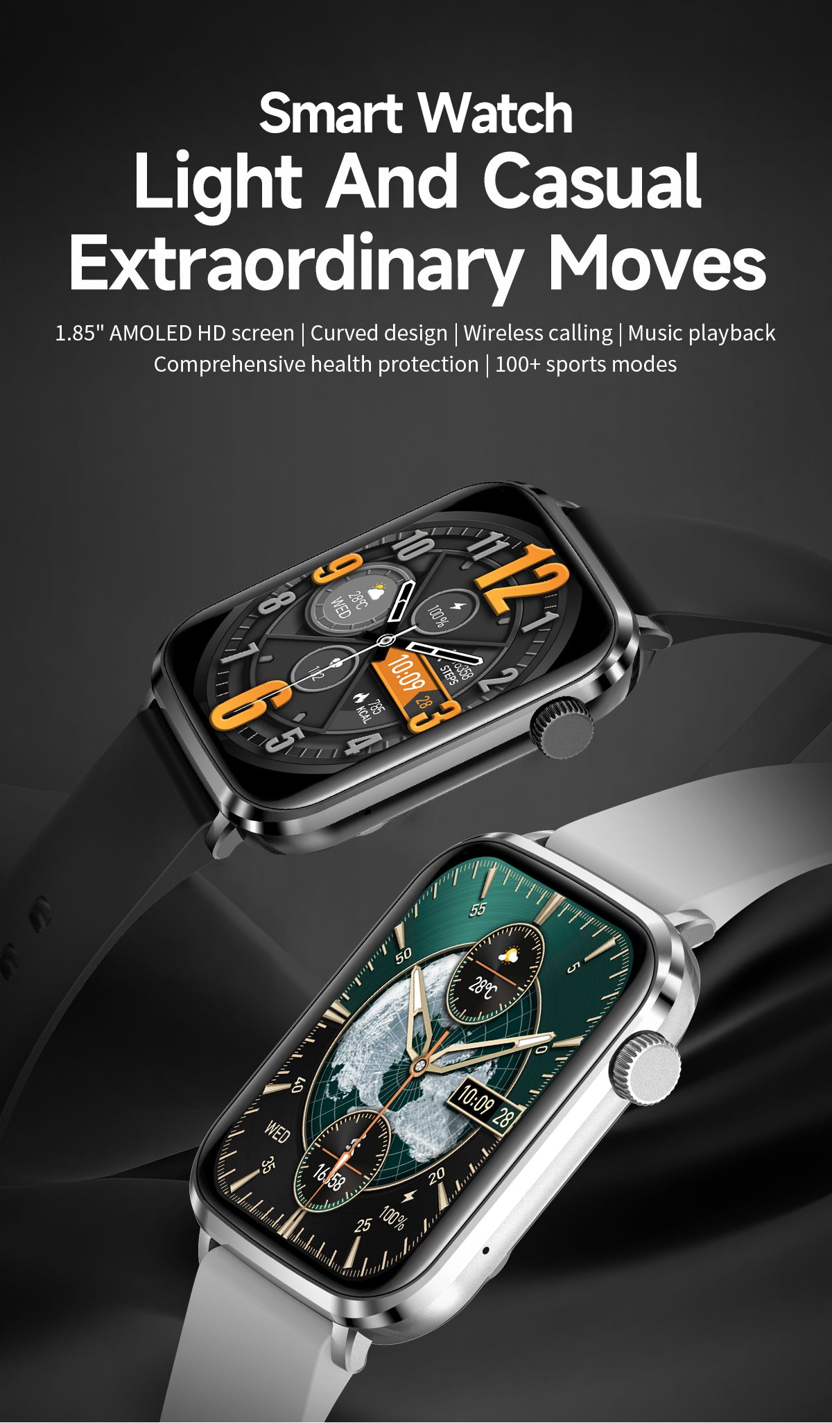 Smartwatch Stelio Junior Pro AI 4G ST-SWJ102-PCH — pistachio color